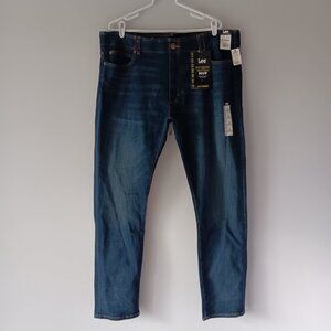 Lee Extreme Motion Cotton Denim Blue Jeans MVP Slim Straight Cobra Blue 42 x 32